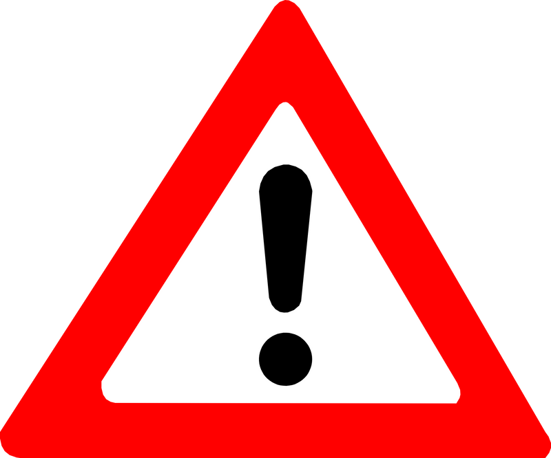 Warning Sign Flat Icon